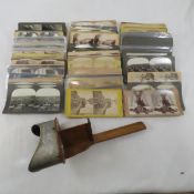 100+ Antique Stereoscope Cards with Viewer