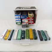 12 Assorted HO Rolling Stock Cars with Boxes