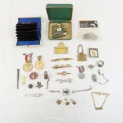 Fraternal Pins, Mini-Pistol keychain & More Smalls