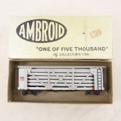 Ambroid US Navy Helium Gas Tank HO Train Car