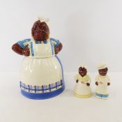 Brayton Blue Cookie Jar & Salt & Pepper set