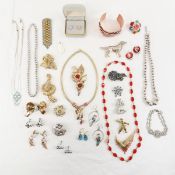 Opal Earrings, Sterling, Hollycraft & More Jewelry