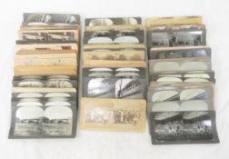 100+ Antique Stereoscope Cards- some military
