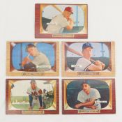 5 1955 Bowman Baseball cards