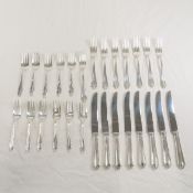 Monogrammed Sterling Silver Flatware 26.75ozt