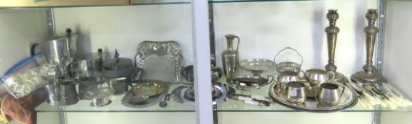 Large Collection of Silverplate & Pewter