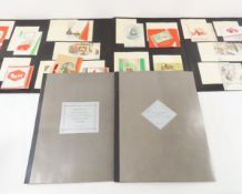 3 White & Wyckoff's Christmas Card Salesman Sample