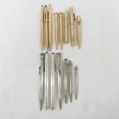 Sterling silver, gold filled pens & pencils