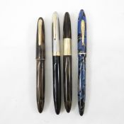 4 Vintage Shaeffer's Fountain Pens with 14k NIBS
