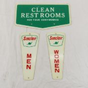 Sinclair Gas Station Restroom Key Tags & holder