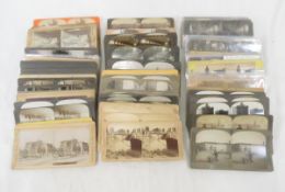 120+ Antique Stereoscope Cards- some military
