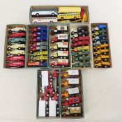 54 HO Model Cars, Buses & Trucks - 1960's