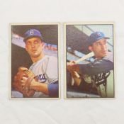 1953 color Bowman, Carl Erskine & Carl Furillo
