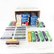 25 HO BN Rolling Stock, Other Gondolas & 11 Boxes