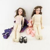 2 Antique Armand Marseilles 390n DRGM 24/1 Dolls