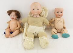Morimura, Marseilles & Arranbee Bisque Head Dolls