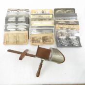 90+ Antique Stereoscope Cards with viewer