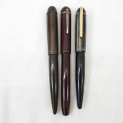 3 Eversharp Fountain Pens with 14K NIBS