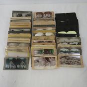110+ Antique Stereoscope Cards- some military