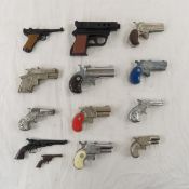12 Vintage Mini Cap Guns-Trooper, Giant & Others