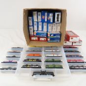 21 Assorted HO Scale Tank Cars w/Boxes