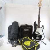 Fender Squire Bass Guitar, Fender Amp & More