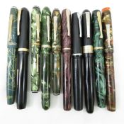 10 Vintage Fountain Pens Onward, Diamond