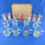 A&W Root Beer Pitcher, Tray & Mugs