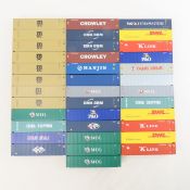 37 Assorted HO 45' Shipping Containers