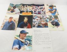 9 signed MN Twins player 8x10 photos