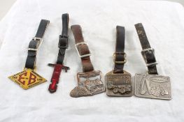 5 Advertising Watch Fobs