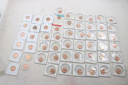 40 Carded Lincoln Cents