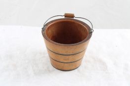 1887 Expo Maple Wood Bucket 2 1/2