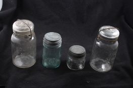 4 Antique Mason/Fruit Jars