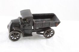 Arcade Mack C Cab Cast Iron Dump Truck