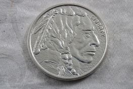 1 ozt .999 Fine Silver Buffalo Round