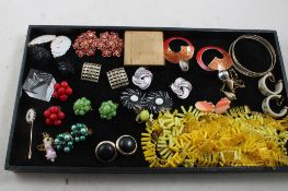 Costume Jewelry Clip Earrings, Bracelets, Etc.