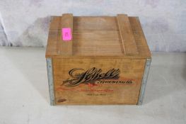 August Schell Wood Bottle Crate Deer Brand Beer