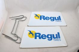 2 Sided Regul Tires Store Stand Up Sign