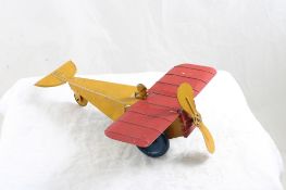 Tin Wind-Up Mono Plane