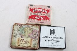 3 Cigar/Cigarettes/Cigarillos Advertising Tins