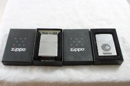 2 Zippo Lighters in Boxes Marlboro Guitar/Pick