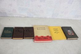 6 Antique Hardcover Books