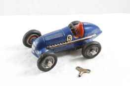 Schuco #1050 Wind Up Race Car Orig. Key