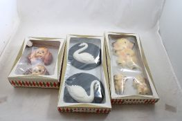 3 NIB Miller Studios Chalkware Sets Wall Hangings