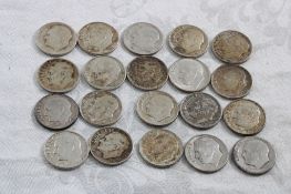 20 Silver Roosevelt Dimes