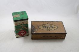 2 Advertising Cigar Tins
