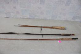 3 Fishing Rods Wright & McGill, Shakespeare