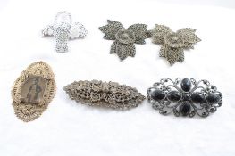 Art Nouveau Jewelry Clips, Brooches, Photo Pin