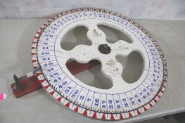Antique Wood Carnival Gaming wheel 29